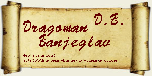 Dragoman Banjeglav vizit kartica